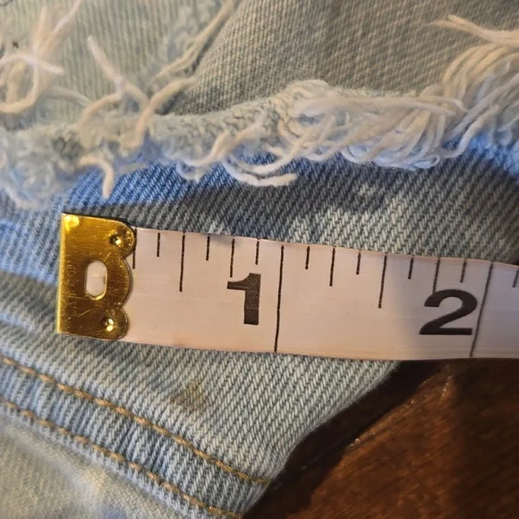 Wild Fable Patchwork Highest Rise Cut Off Shorts - Picture 9 of 9